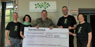 Horn-Bad Meinberg: Förderverein freut sich über Bundeswehr-Spende