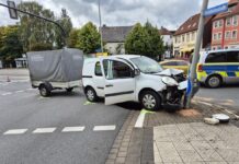 Detmold: Schwerer Unfall am Hasselter Platz