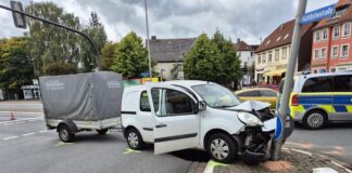 Detmold: Schwerer Unfall am Hasselter Platz