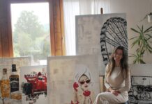Kunst aus Oerlinghausen: Jana Vanessa Derksen erschafft Werke mit New-York-Einfluss