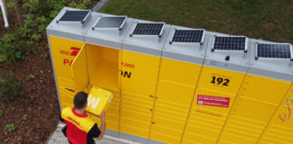 Bedienung per App: Solarbetriebene DHL Packstation in Dörentrup eröffnet