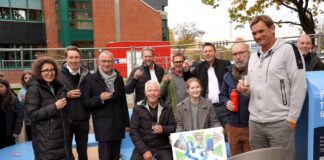 Detmold: Neuer Trinkbrunnen am Life Park eingeweiht