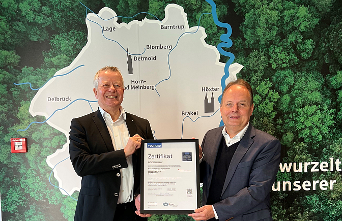 Sparkasse erhält TÜVZertifikat für ihr Energiemanagement