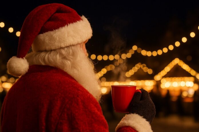 2025-12-01-Kaffee mit Weihnachtsmann