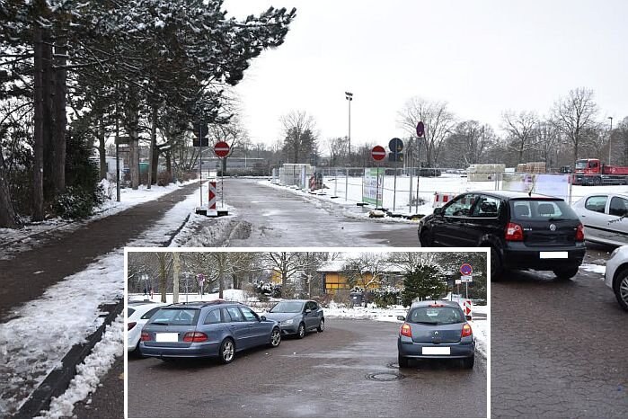 Der verknappte Parkraum am Werreanger in Lage führt zu Problemen
