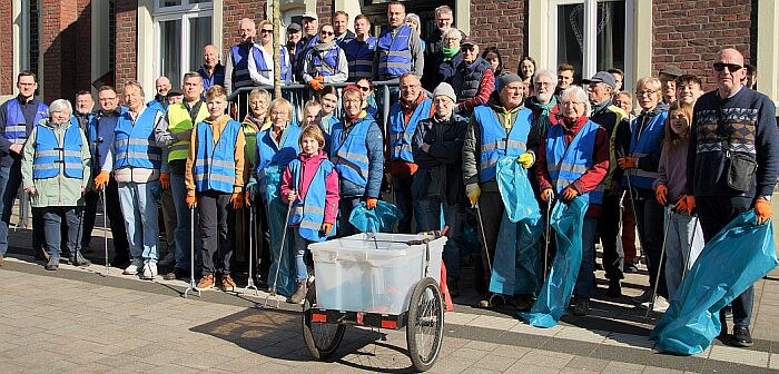Stadtputztag im März macht Lage schön