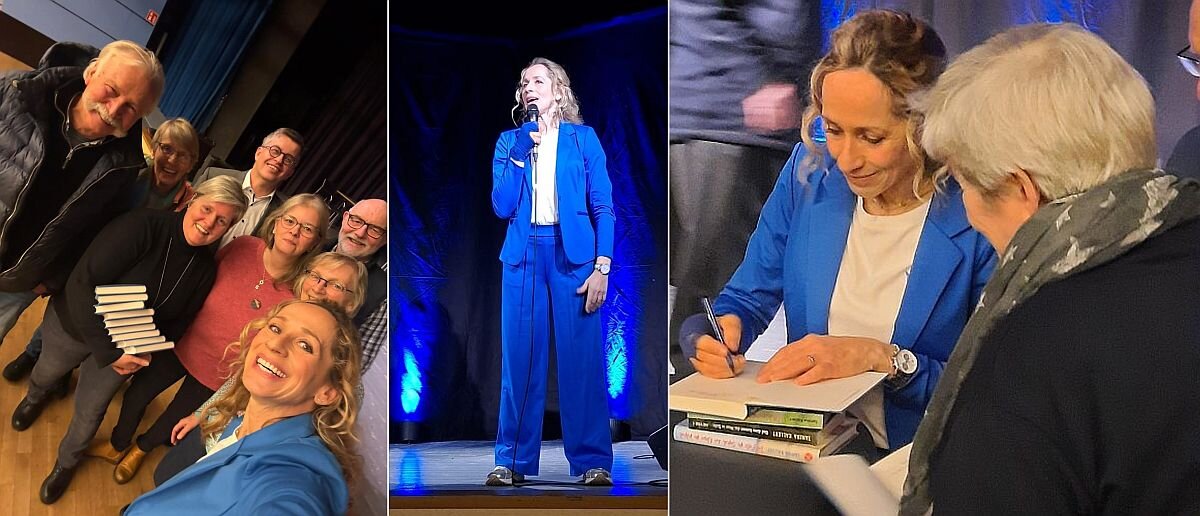 Tamina Kallert begeistert in Lage mit Füßen im Sand und der Nase im Wind