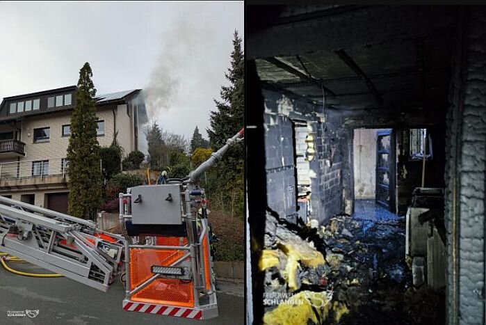 Defekter Wäschetrockner macht Mehrfamilienhaus in Schlangen unbewohnbar