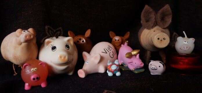 Das Schwein - beliebtes Glücksbringer- Motiv