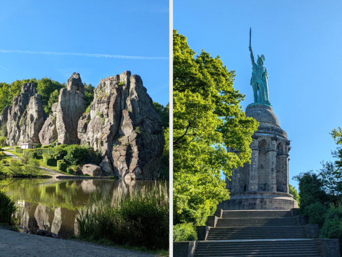 Externsteine und Hermannsdenkmal