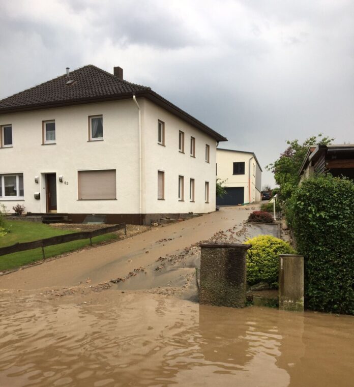Hochwasser Klüt 2024