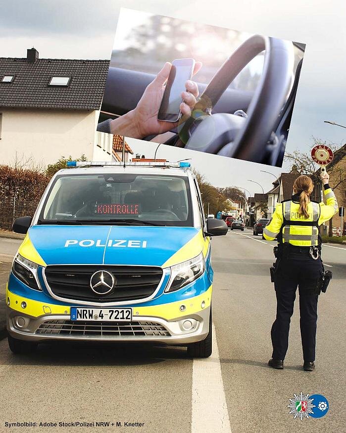 Polizeibefund: Fast jeder zweite Autofahrer telefoniert während der Fahrt mit dem Handy