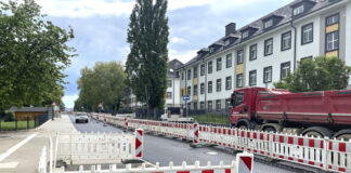 Happy Birthday, Baustelle: Arbeiten an Lemgoer Straße in Detmold dauern an