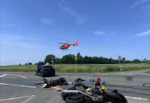 Lebensgefahr: Schwerer Motorradunfall in Bad Salzuflen