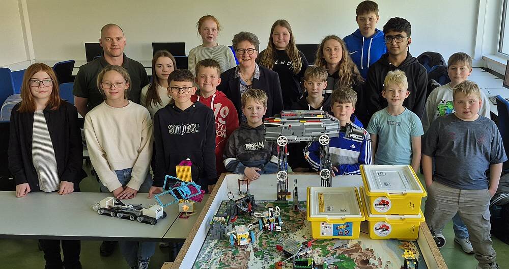 Technik zum Anfassen: Schüler bauen in Barntrup ihre eigenen Roboter