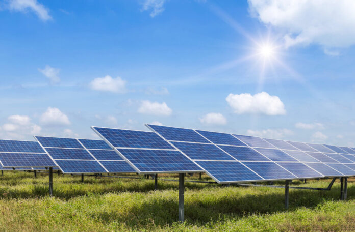 solar cells photovoltaics in solar power station alternative ren