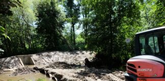 Detmold: Wasserwirtschaftliche Baumaßnahme in der Parklandschaft Friedrichstal