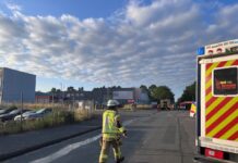 Feuer in Industriehalle in Bad Salzuflen: Vier Mitarbeiter verletzt