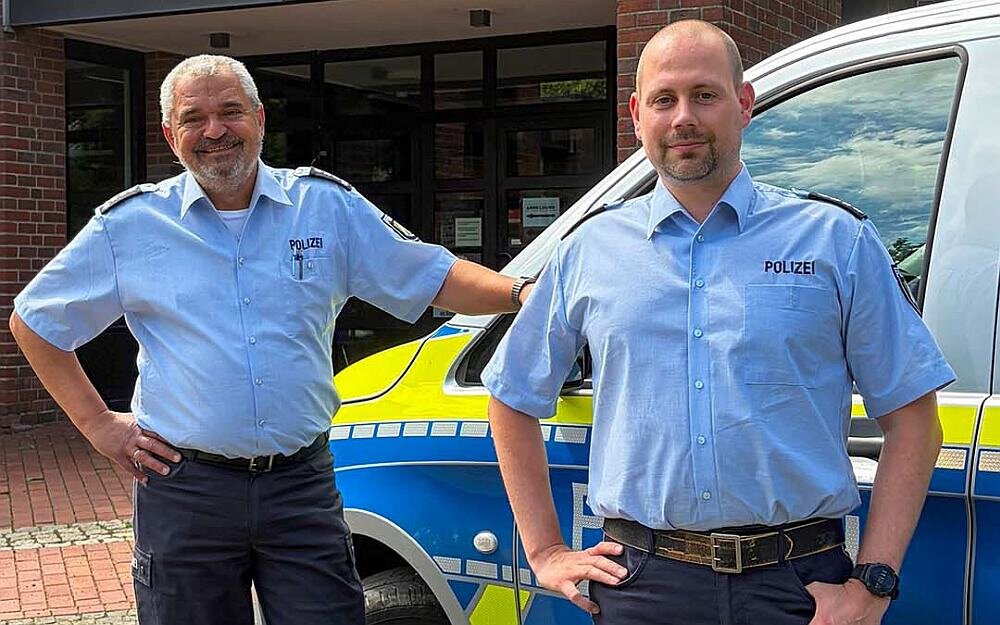 Cord Römisch und Alexander Rebbe führen die Polizeiwache Detmold