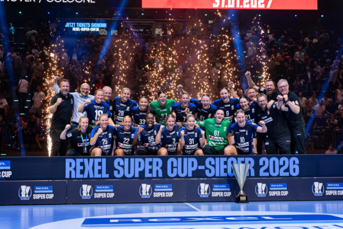 HSG Blomberg-Lippe (GER) vs. Borussia Dortmund (GER), Handball, 1. Handball Bundesliga Frauen, Rexel Supercup 2026, Saison 2026/2027, Muenchen, 22.08.2026