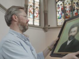 Dreharbeiten in Detmold: Filmteam aus Litauen auf den Spuren von Vydūnas