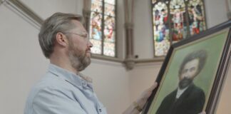 Dreharbeiten in Detmold: Filmteam aus Litauen auf den Spuren von Vydūnas