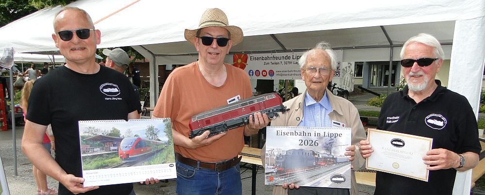 Tag der offenen Tür der Eisenbahnfreunde Lippe im Bahnhof Ehlenbruch