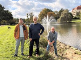 Bad Salzuflen: Wasserpflanzen sollen Algen im Kurparksee bremsen