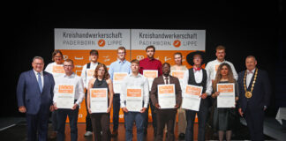 620 neue Fachkräfte für das Handwerk: 16 Innungsbeste aus Lippe geehrt
