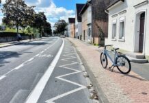 Schildbürgerstreich in Bad Salzuflen? Neue Fahrradstreifen sorgen für Verwirrung
