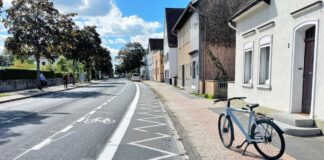 Schildbürgerstreich in Bad Salzuflen? Neue Fahrradstreifen sorgen für Verwirrung