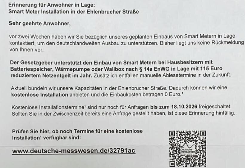 Kostenlos ist nicht gleich umsonst – regionaler Stromnetzbetreiber warnt