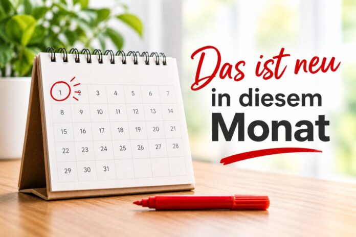 Neuer Monat 31 Tage